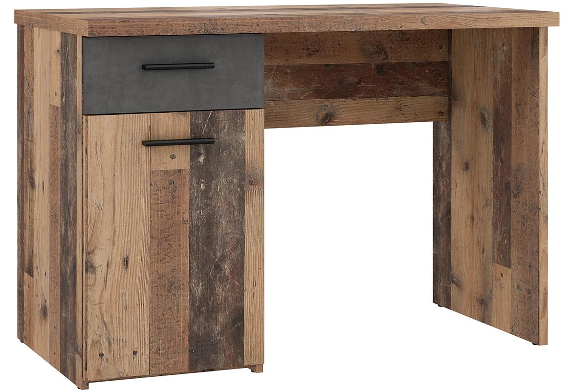 Oldheaven radni sto 110x60x76,3 oldwood natur/beton siva