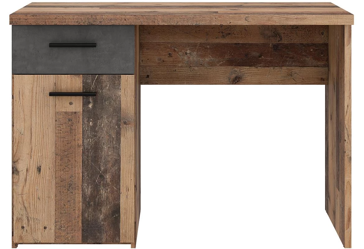Oldheaven radni sto 110x60x76,3 oldwood natur/beton siva