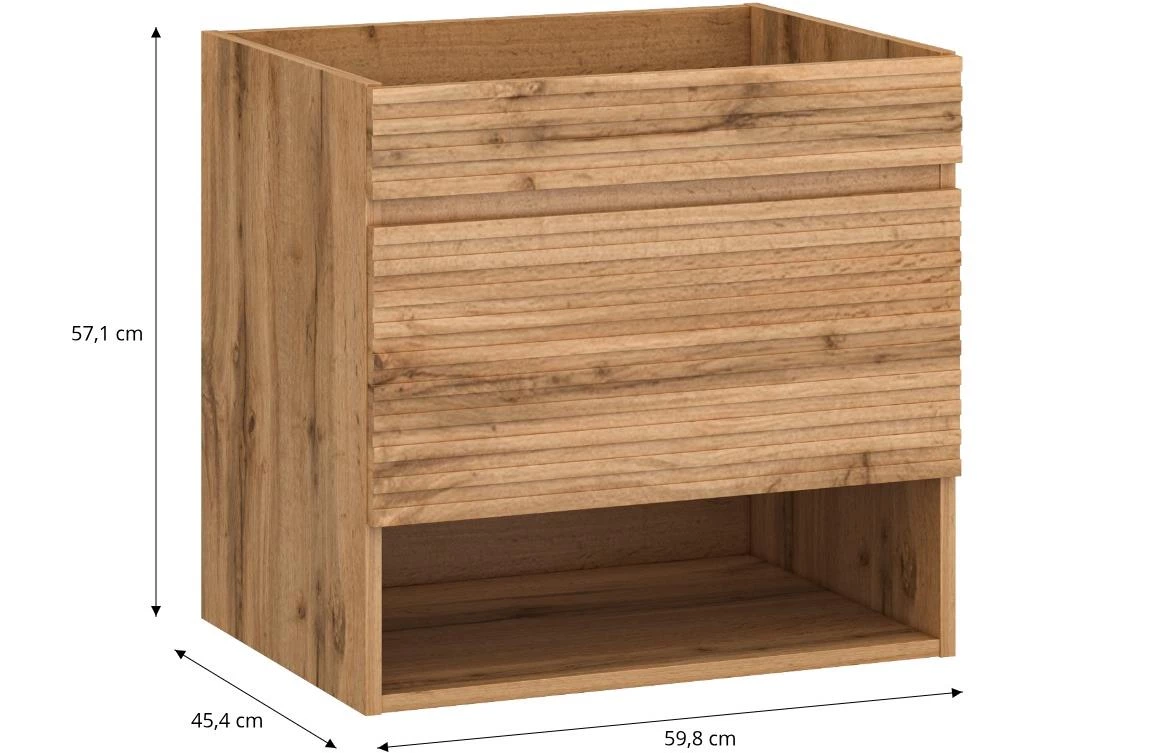 Bruno 60 baza za umivaonik 59,8x45,4x57,1 hrast