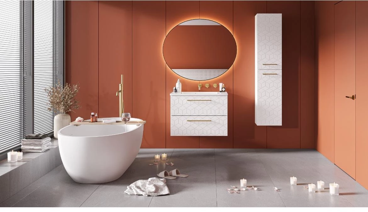 Erandel 80 baza za umivaonik 80x40x57 bela