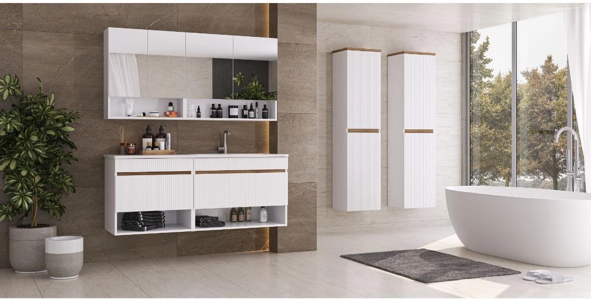 Joy 80 2S baza za umivaonik 79,8x45,4x57,1 bela