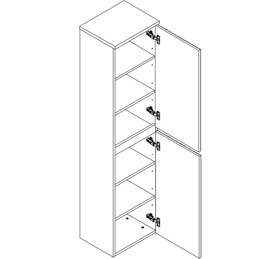 Joy 40 ormar 40x31,8x164,7 beli