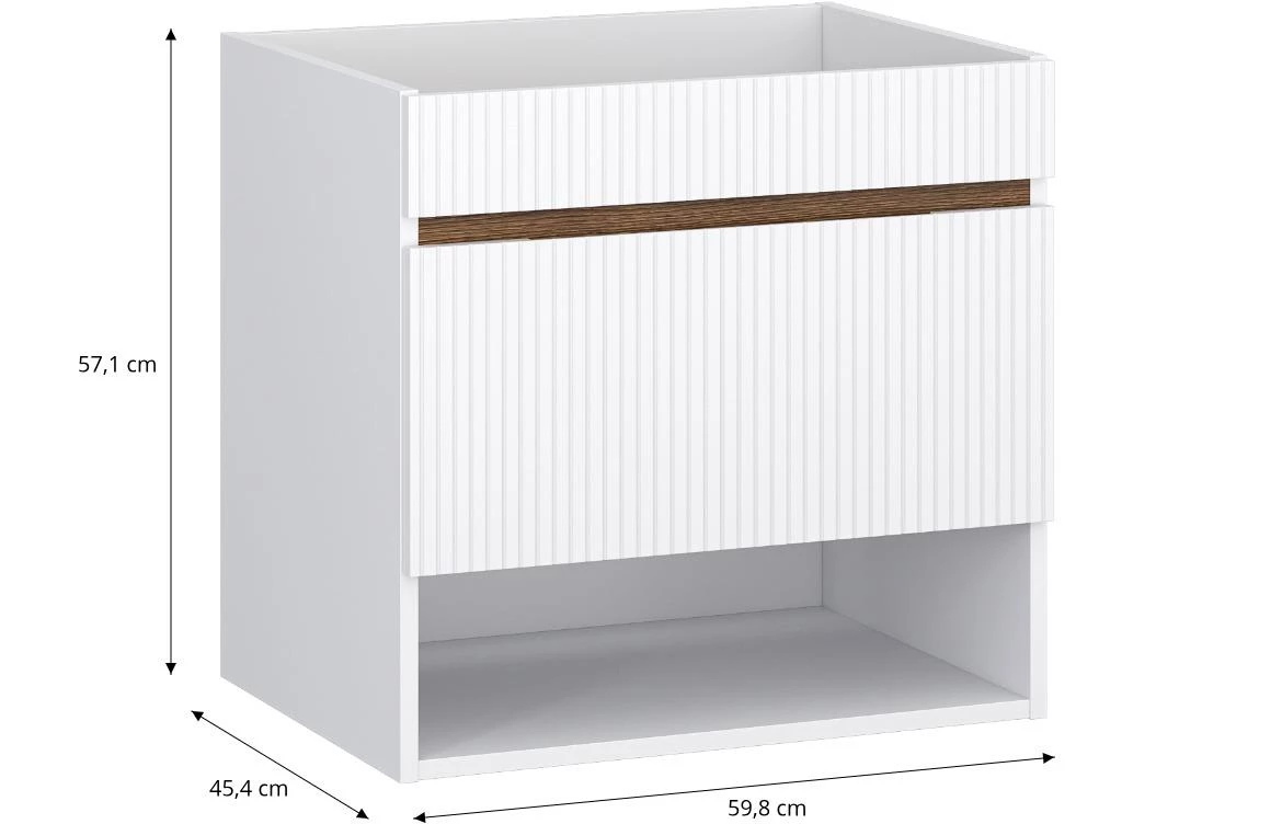 Joy 60 1S baza za umivaonik 59,8x45,4x57,1 bela