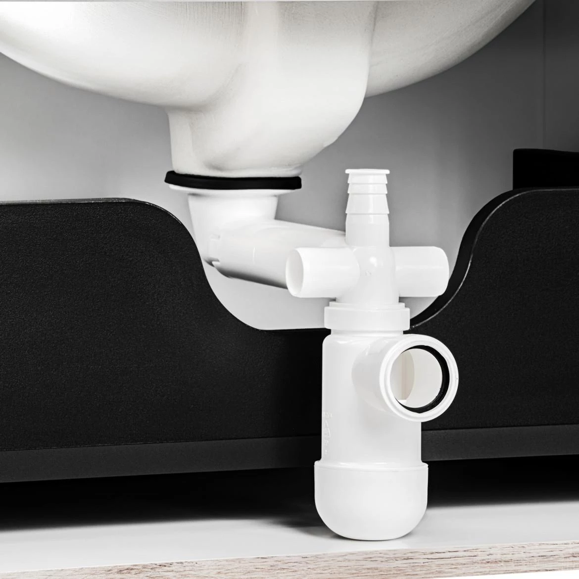 Sifon za umivaonik PRELOC 400 + crni klik-klak cep