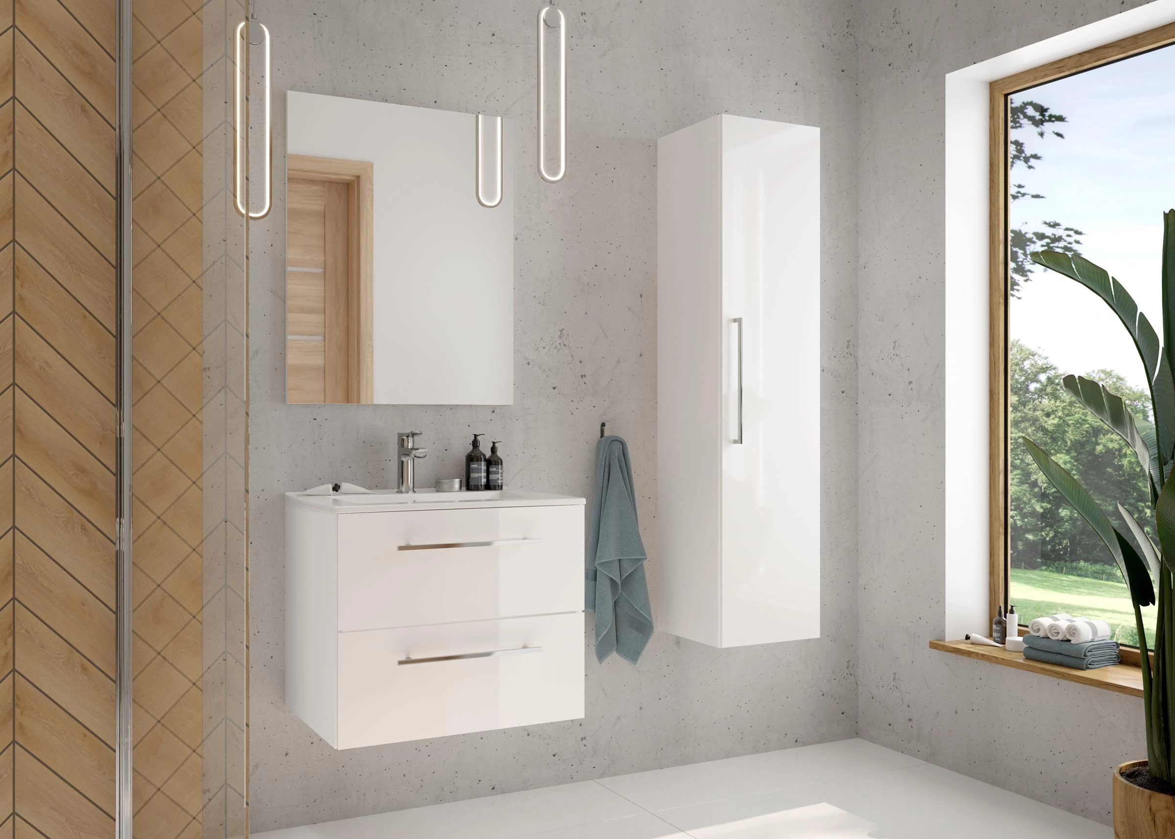 Inga 60cm DSM baza s umivaonikom 60x46x52 bela