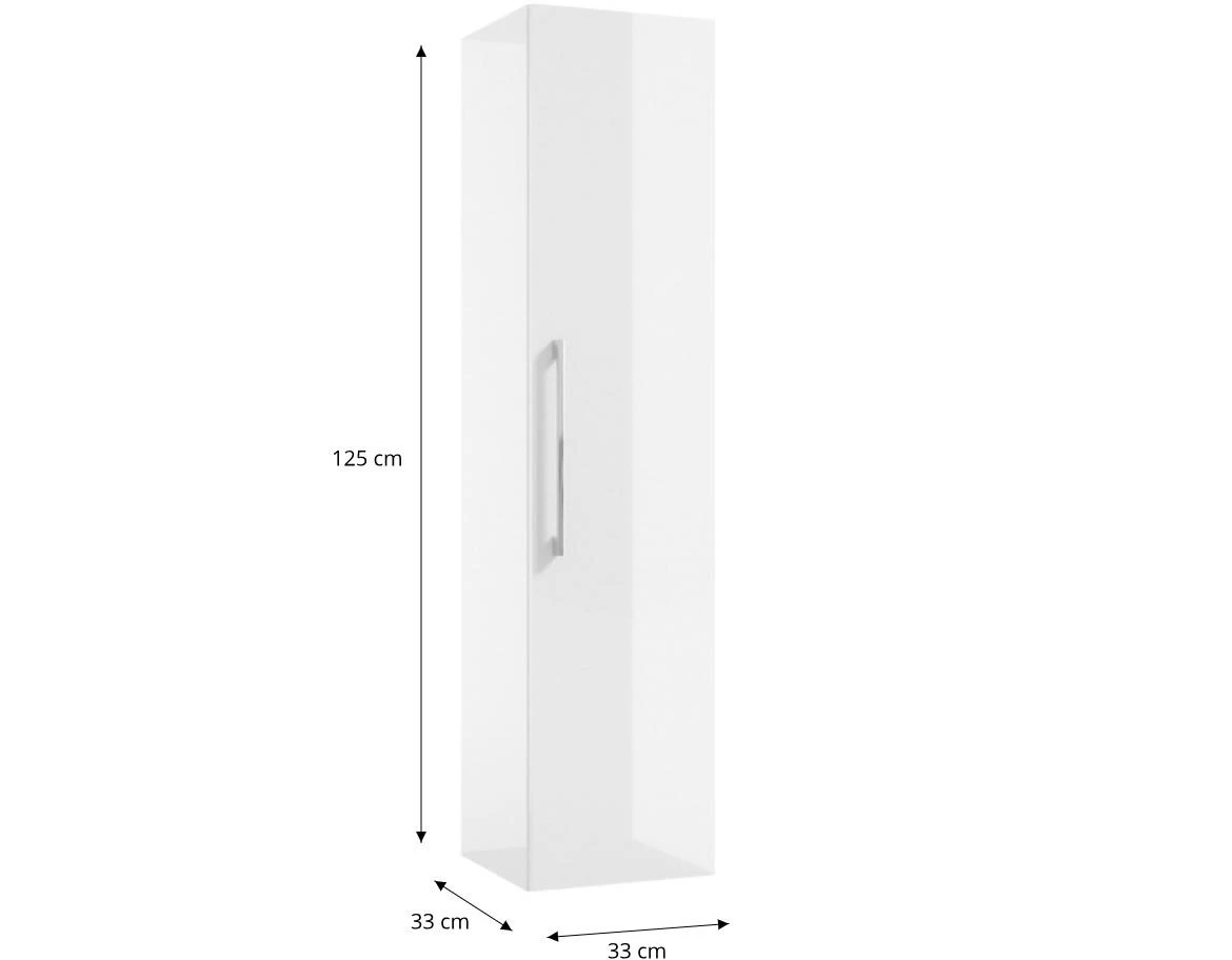 Inga C32 ormar 33x33x125 beli