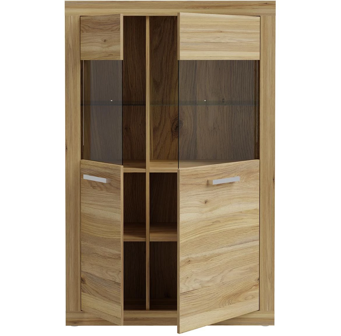 Talino Tbbv422-D108 vitrina 93,1x41x145,9 mauvella hrast