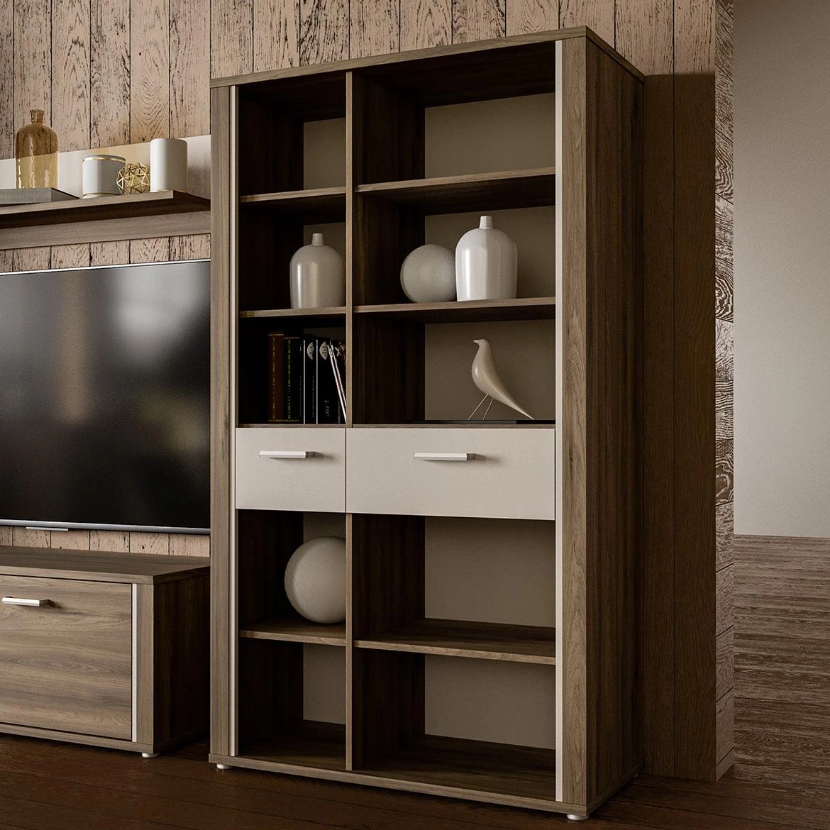 Dedelos DDLR622R polica 93,5x41,6x163,1 natur/bež