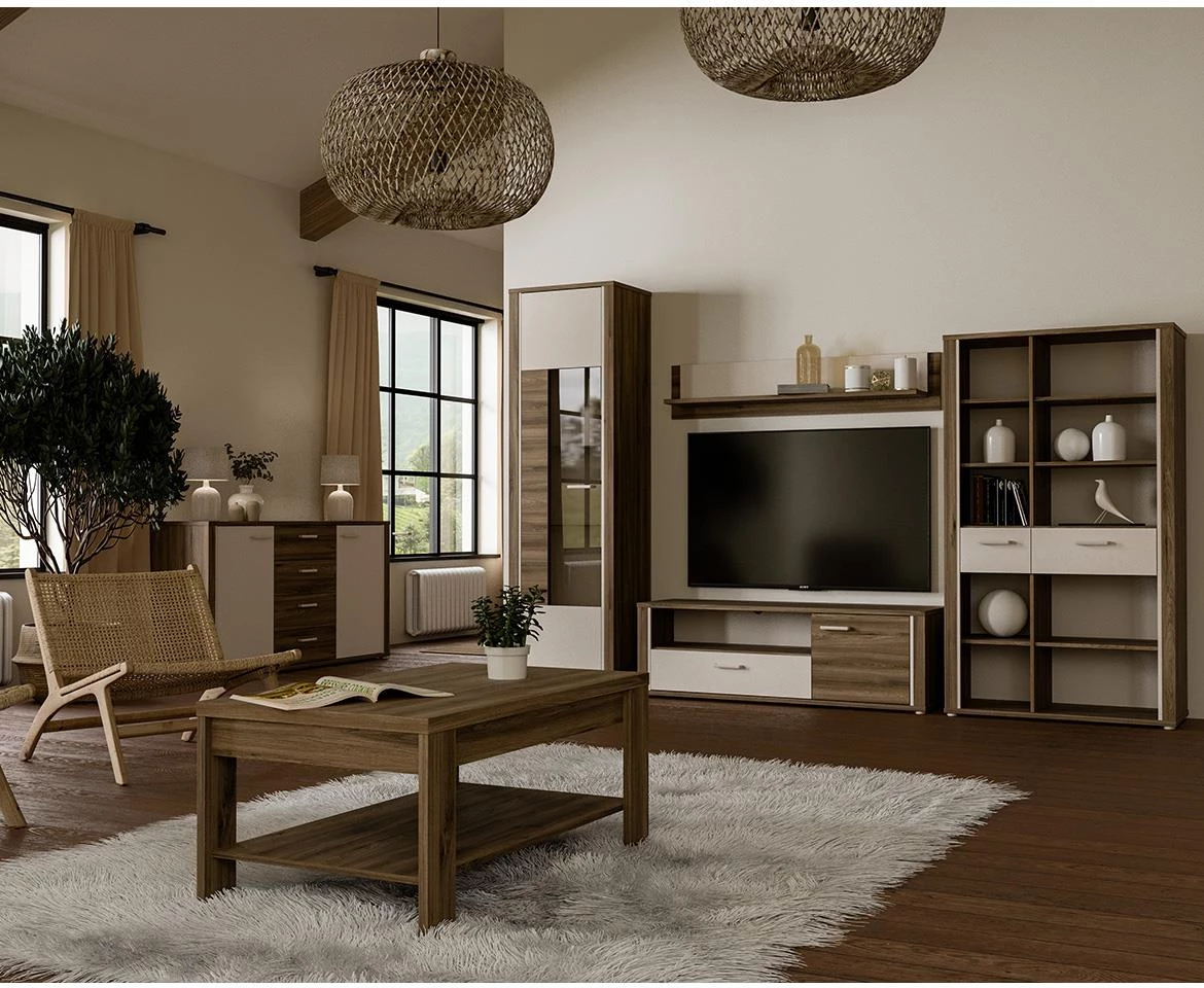 Dedelos DDLR622R polica 93,5x41,6x163,1 natur/bež