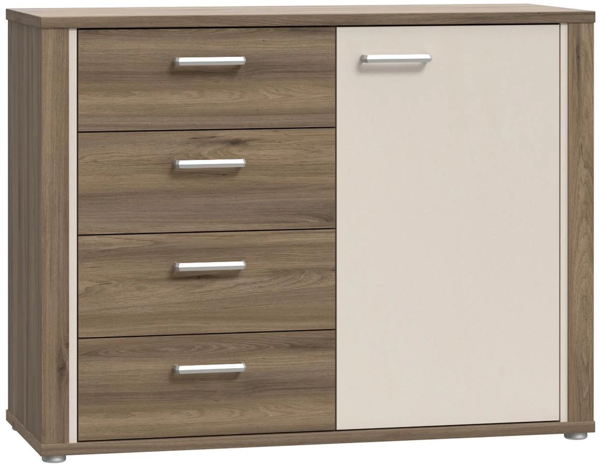 Dedelos  DDLK224R komoda 108,5x41,6x83,1 natur/bež