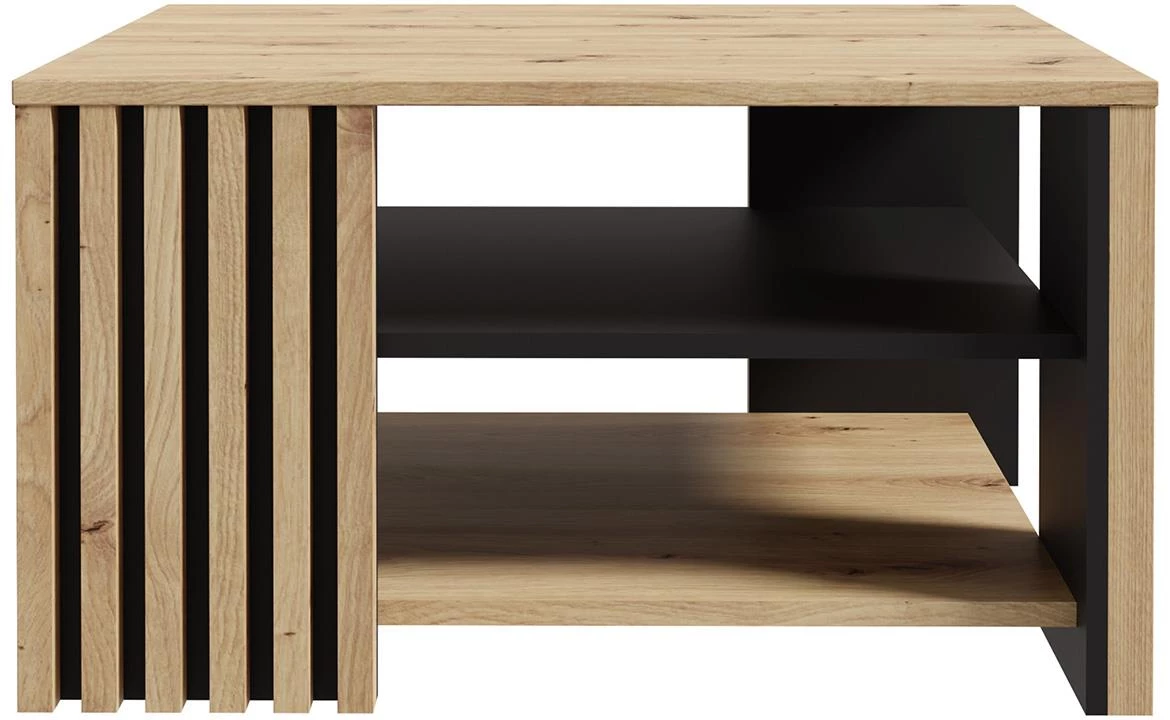 Zaandam klub stocic 80x80x45 Artisan hrast/crni 042025