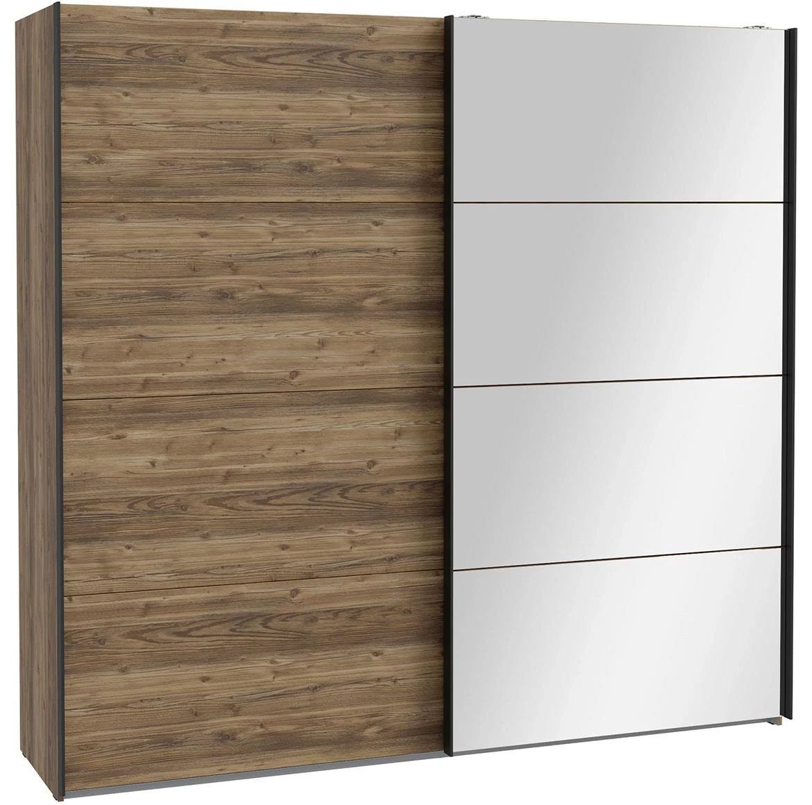 Haruki HYTS92411 klizni ormar 220,1x61,2x210,5 natur/crna