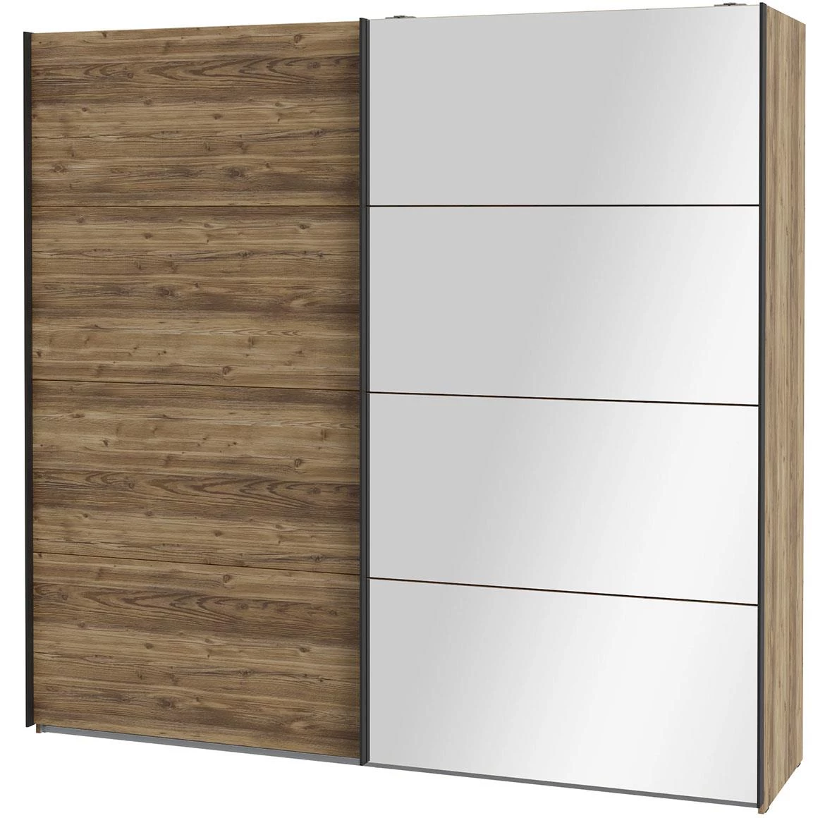 Haruki HYTS92411 klizni ormar 220,1x61,2x210,5 natur/crna