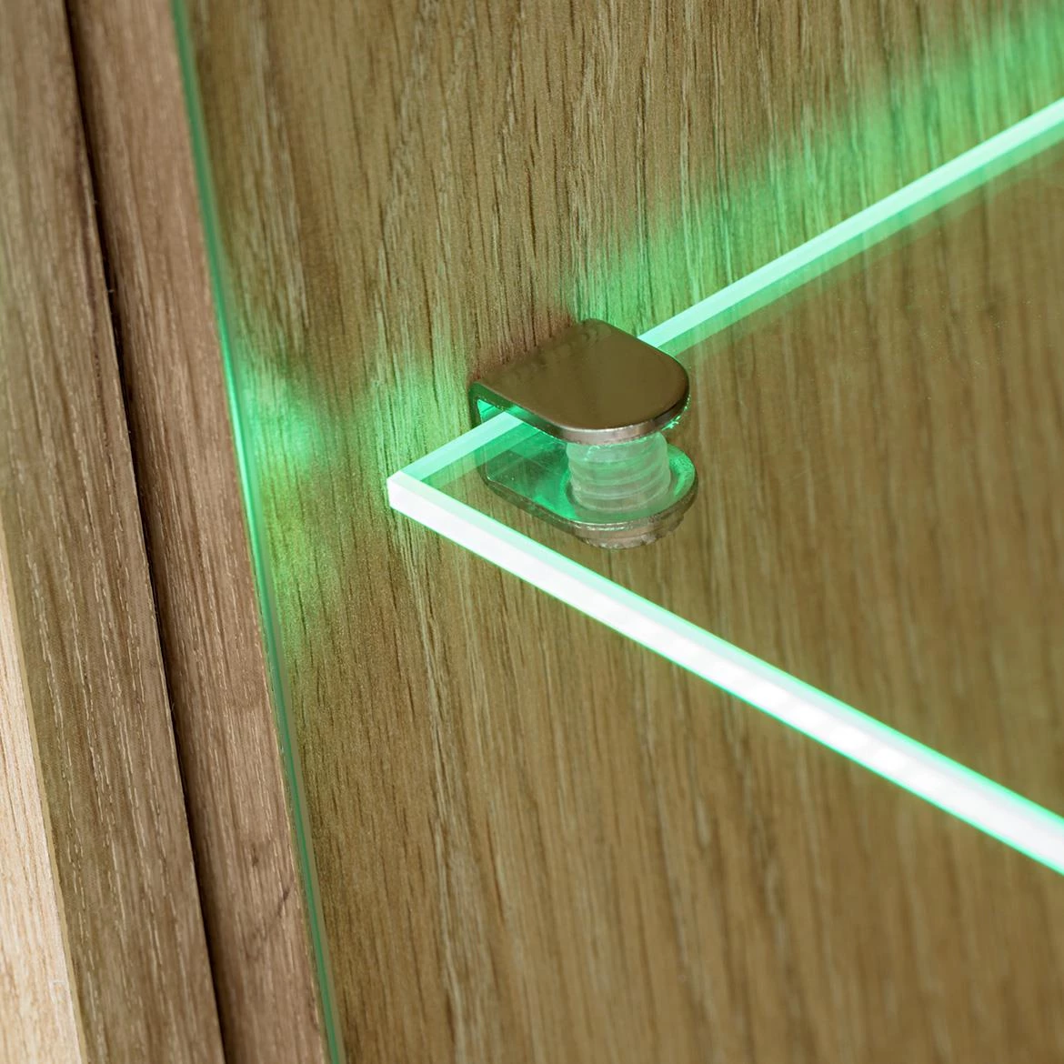 Catalina DVC CT WSN Vitrina 90x40x120 Wiking hrast/kašmir bež