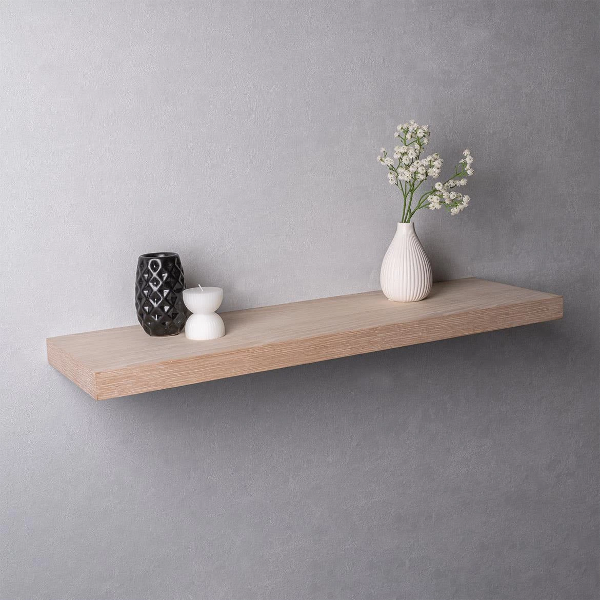 FSD 80/24 zidna polica furnirana hrast dekorom 6567028 80x24x3,8