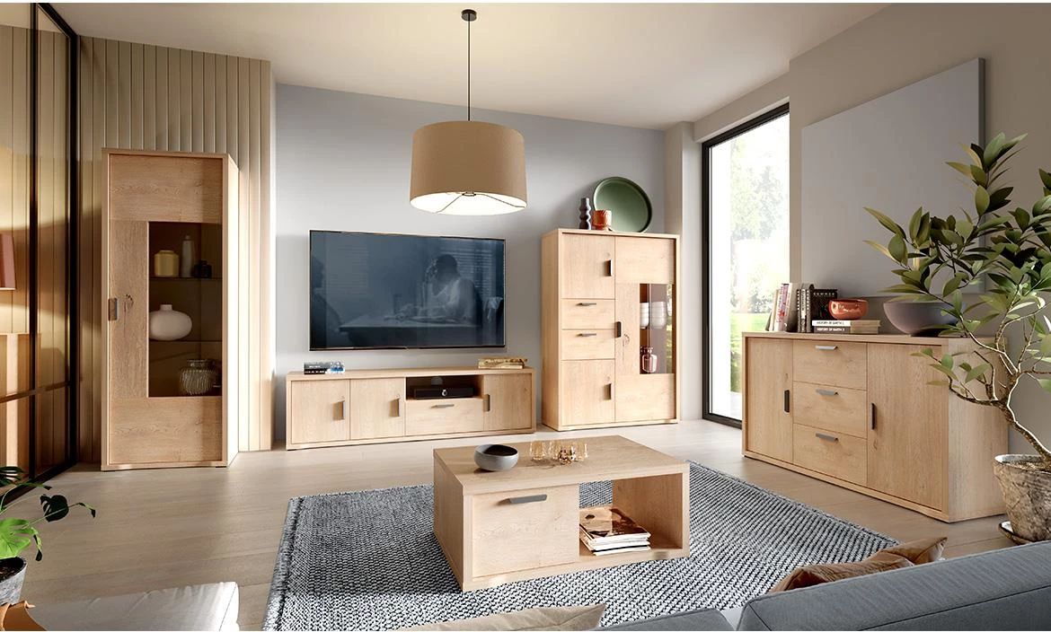 Grande G10 stolic za dnevni boravak 90x58x37 Cremona hrast