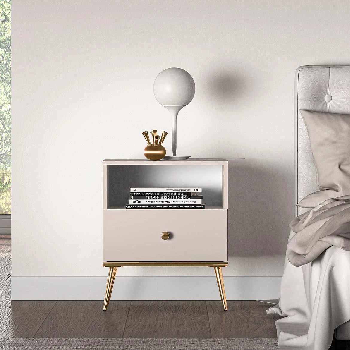 Selgin 06 nocni ormaric 50x34x54 kašmir bež