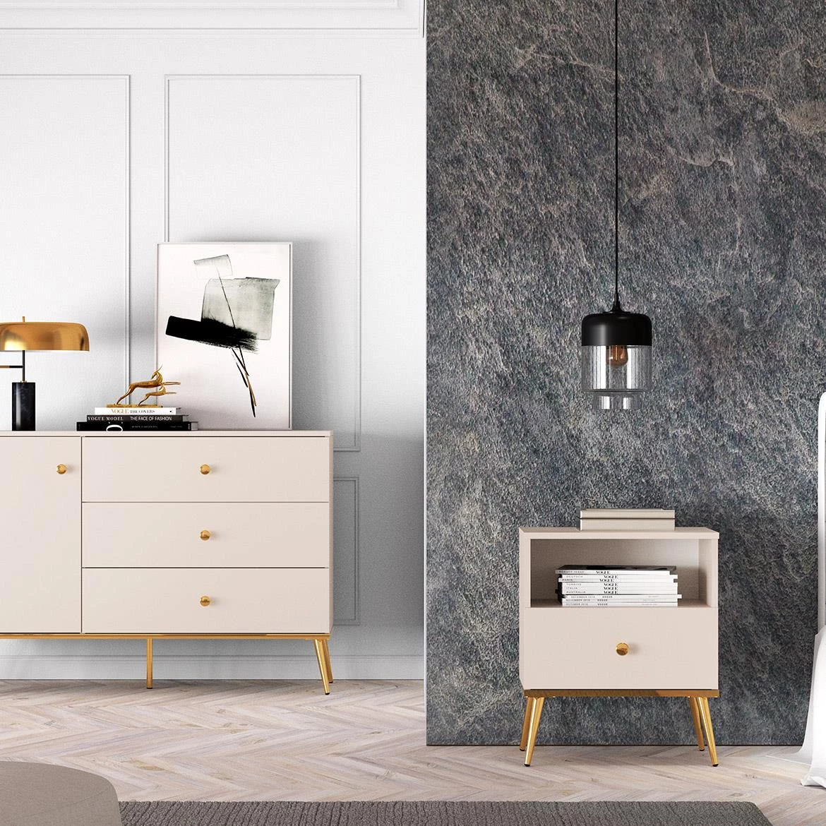 Selgin 06 nocni ormaric 50x34x54 kašmir bež