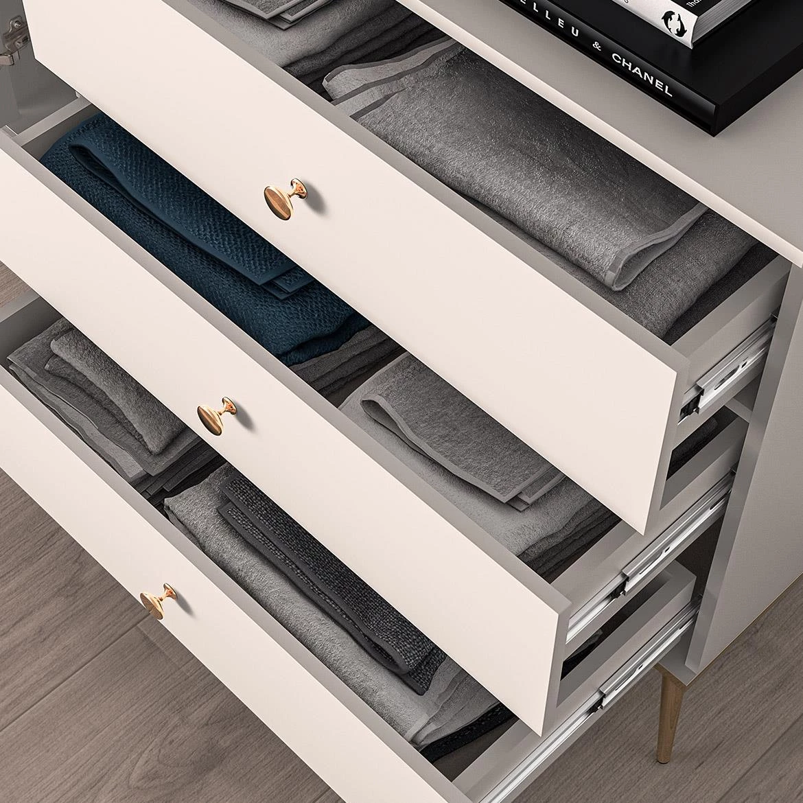 Selgin 04 komoda 120x40x85 kašmir bež