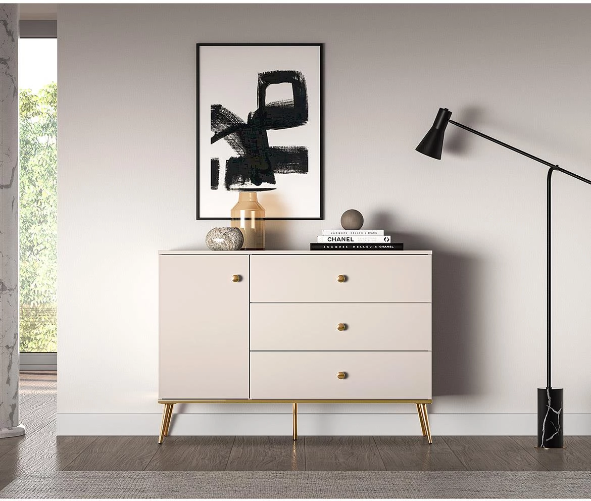 Selgin 04 komoda 120x40x85 kašmir bež