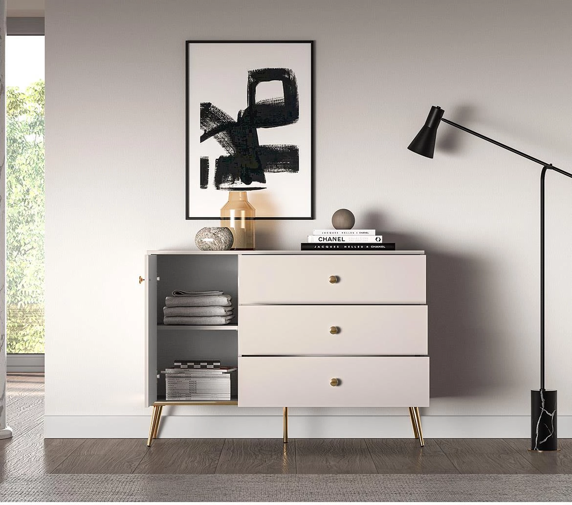 Selgin 04 komoda 120x40x85 kašmir bež