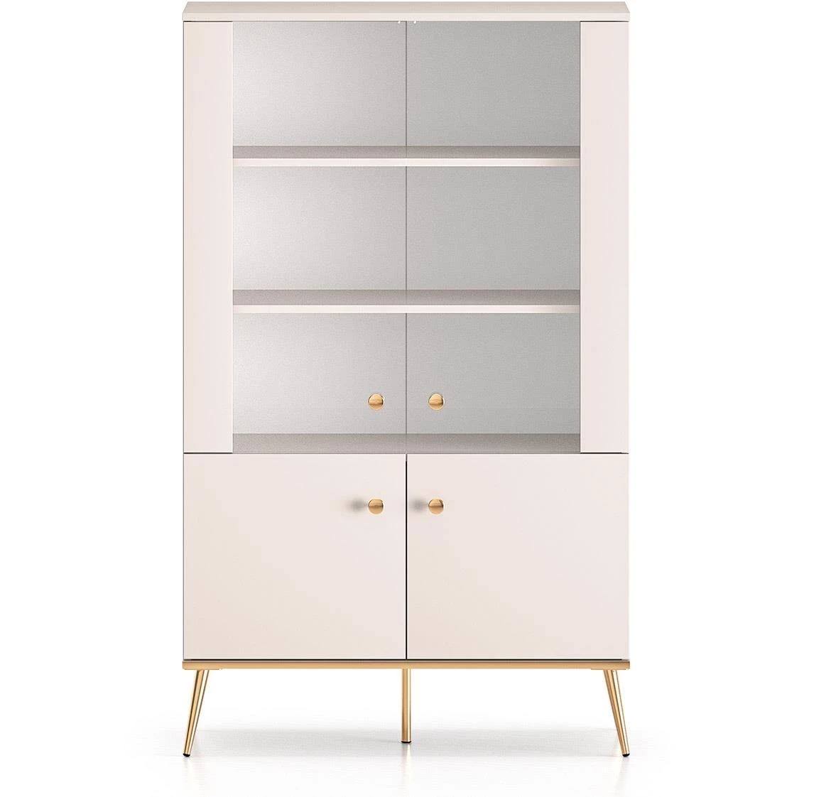 Selgin 02 vitrina 92x40x152 kašmir bež