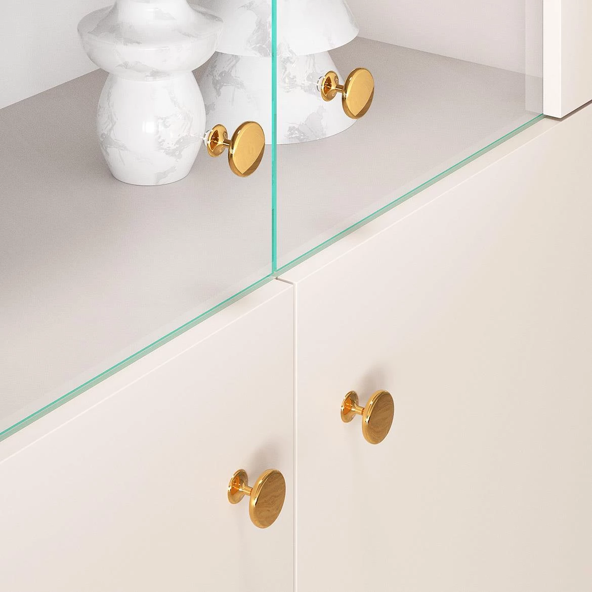 Selgin 02 vitrina 92x40x152 kašmir bež