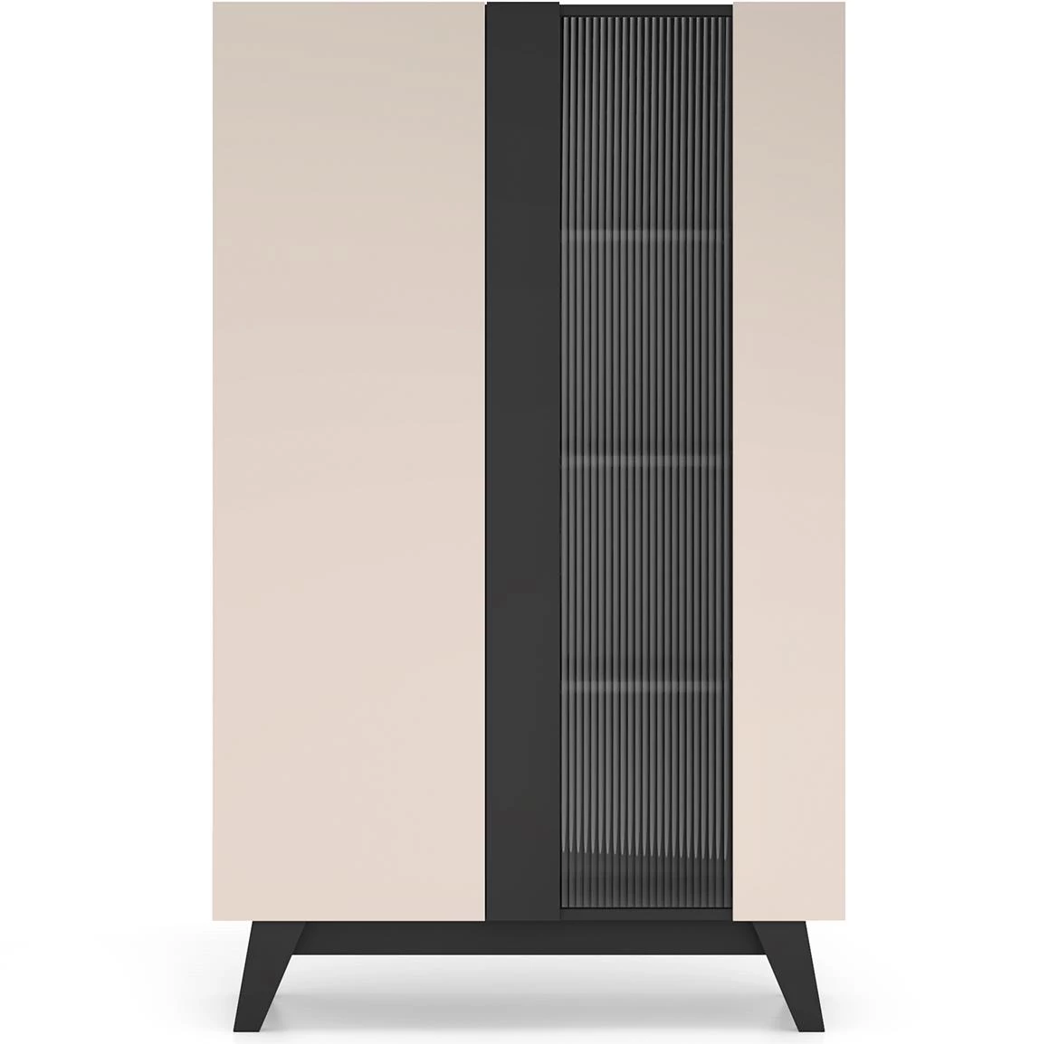 Freshion 02 vitrina 95x40x155 kašmir bež