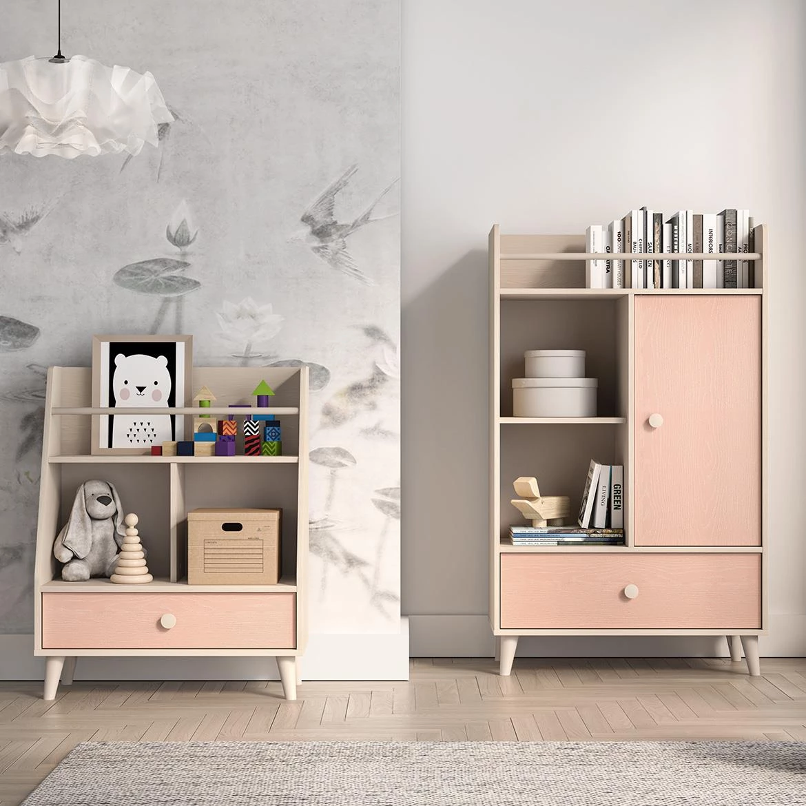 Mevel 09 polica 72x36x90 roze