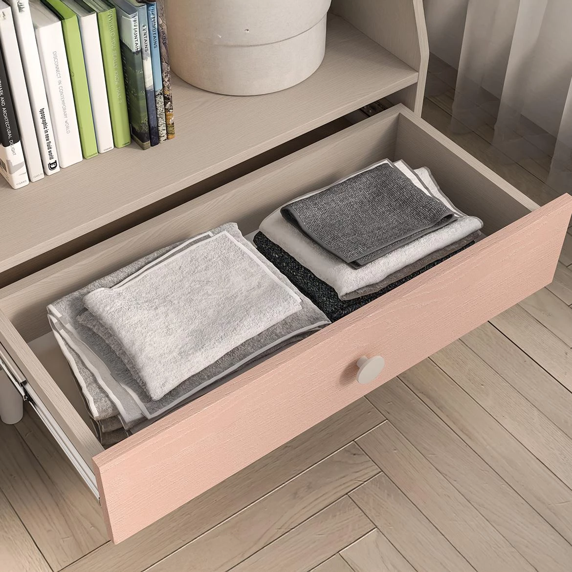 Mevel 09 polica 72x36x90 roze