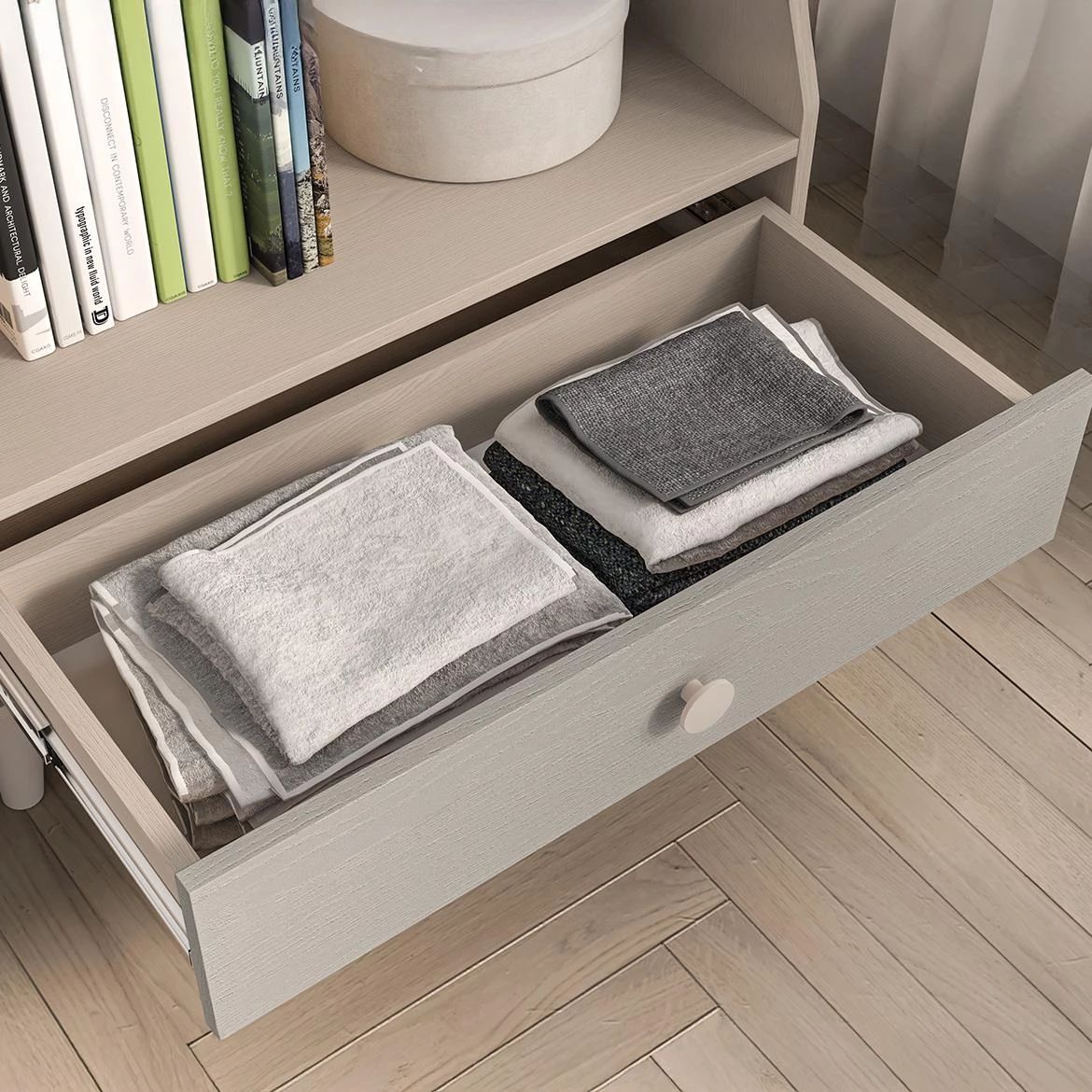 Mevel 09 polica 72x36x90 siva