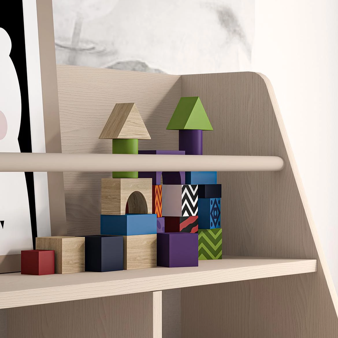 Mevel 09 polica 72x36x90 siva