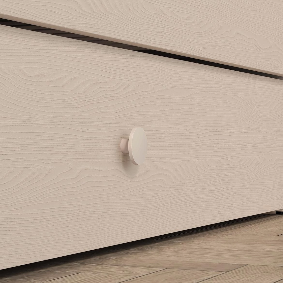 Mevel 08 krevet s podnicom i fiokom 94x207x90 sivi