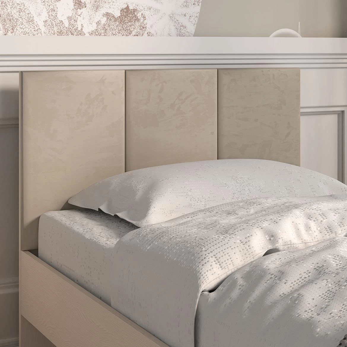 Mevel 08 krevet s podnicom i fiokom 94x207x90 sivi