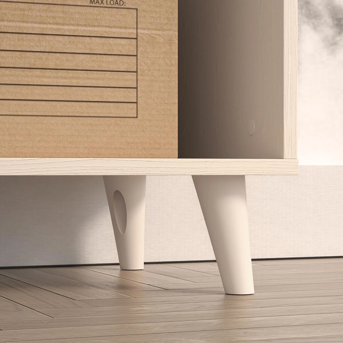 Mevel 03 polica 50x40x190 siva