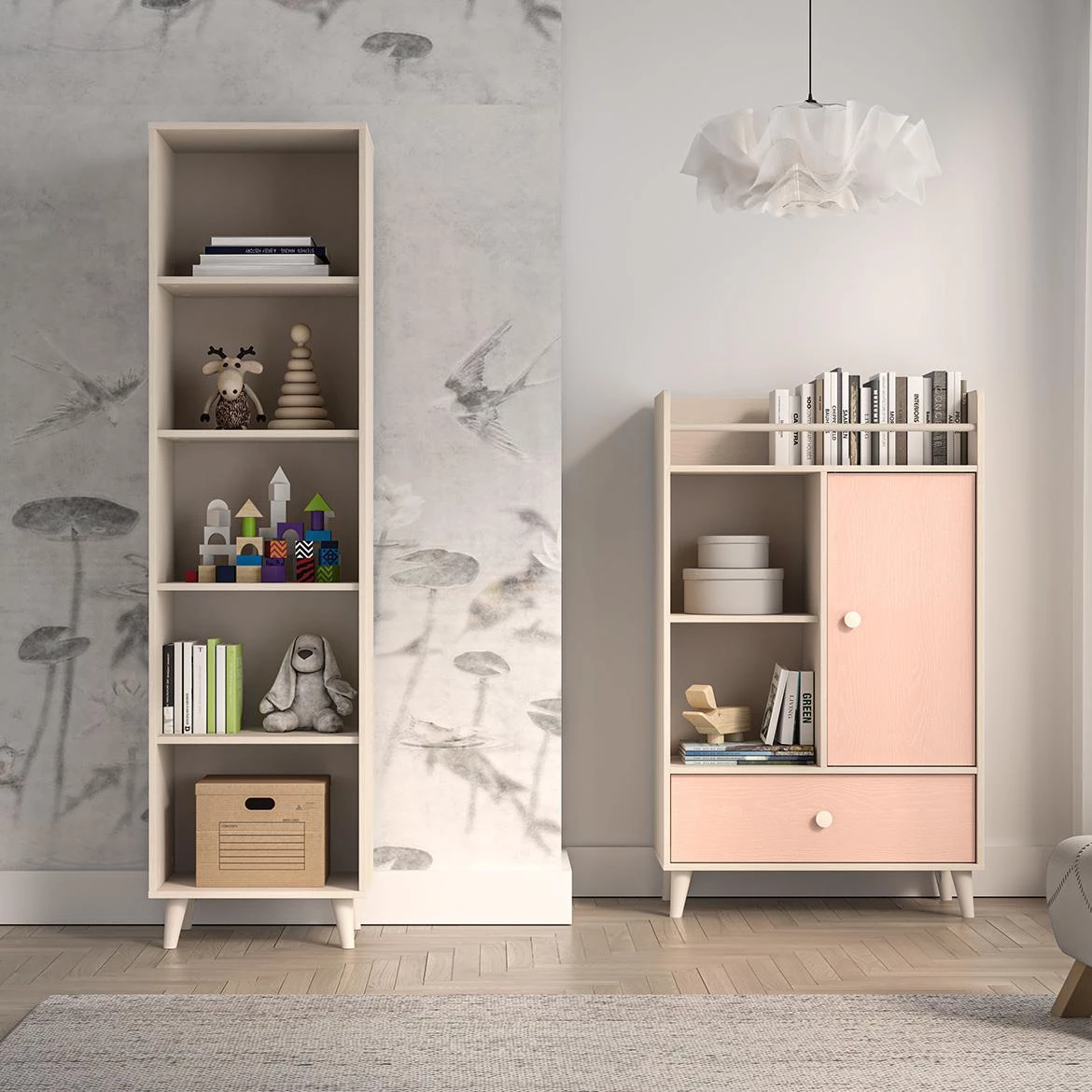 Mevel 03 polica 50x40x190 siva