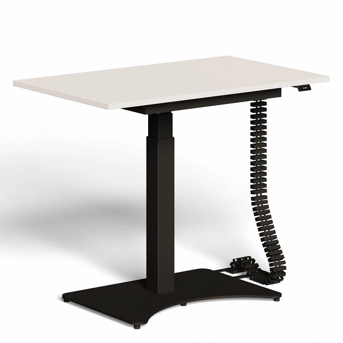 EMODEL 2.0  radni sto s elektricnim podešavanjem visine 90x55x62-100,8cm beli
