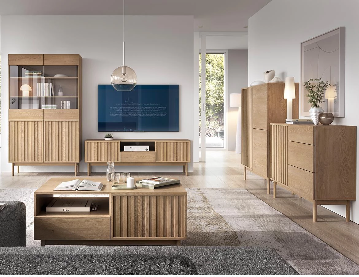 Saori K1D3S komoda 106x37x84 hrast Cremona