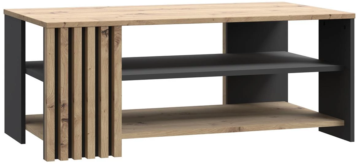 Zaandam CFTT5221-M624 stolic za dnevni boravak 110x60x45 artisan hrast/crni