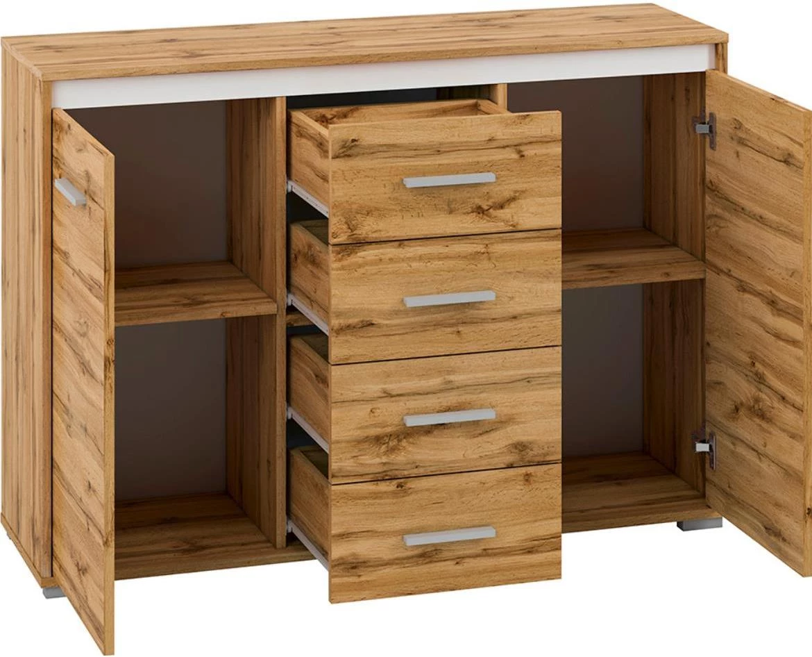 Mavo komoda 120x34x85 wotan hrast