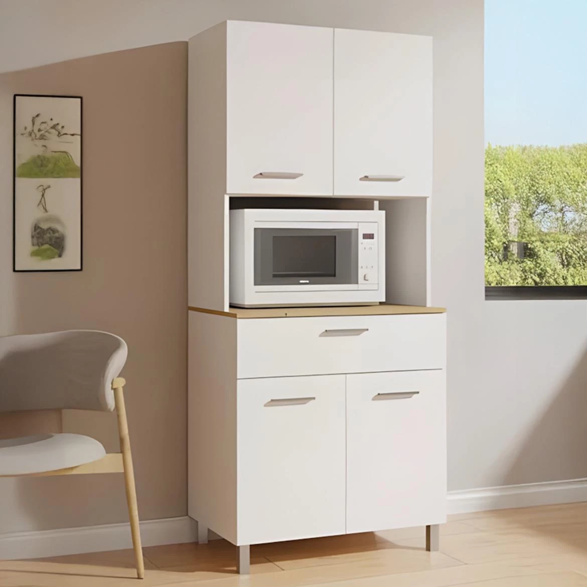 Milano ormaric 80x50x185 beli