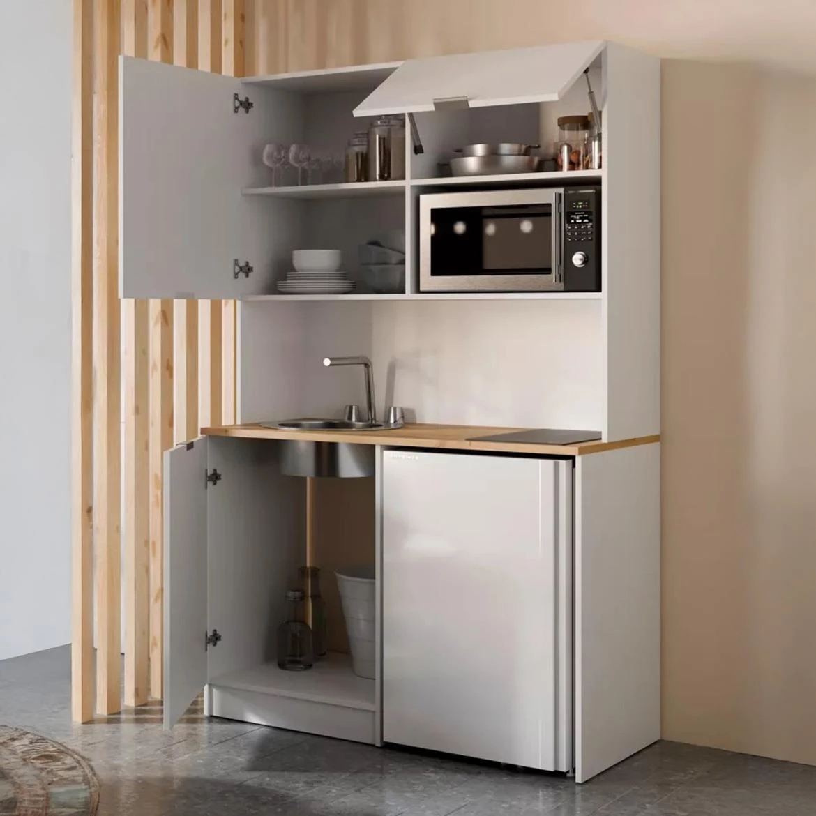 Luna ormaric 120x60x200 beli