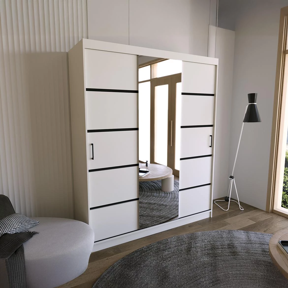 Rio 180 ormar 180x60x215,5 kašmir bež