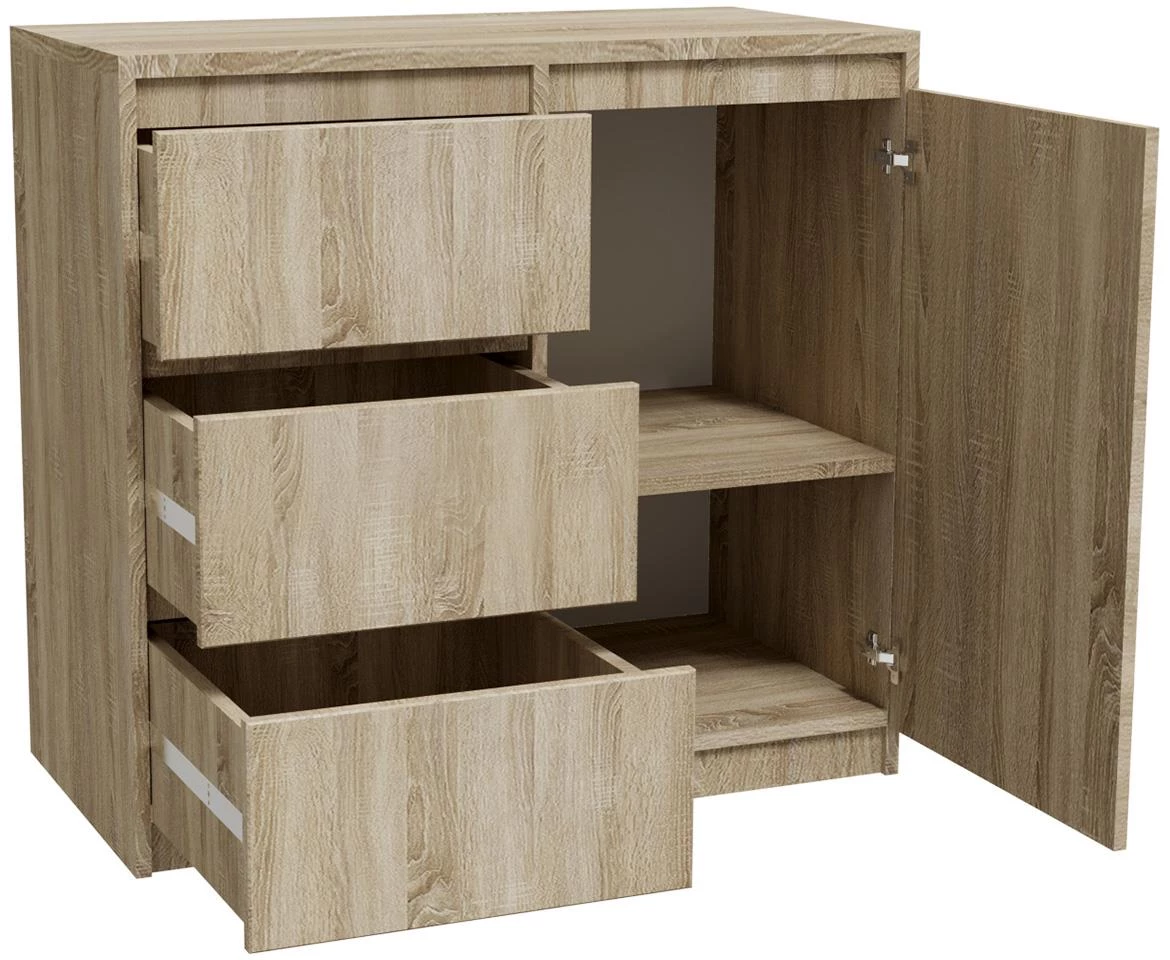 Merg 3S1F komoda 85x33x80 sonoma