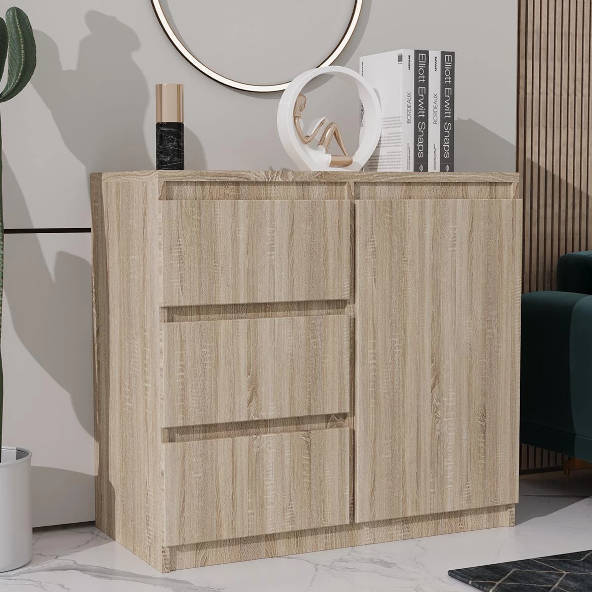 Merg 3S1F komoda 85x33x80 sonoma