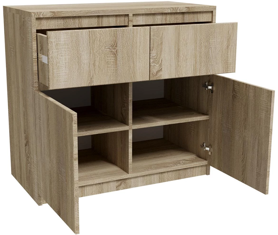 Merg 2S2F komoda 85x33x80 sonoma