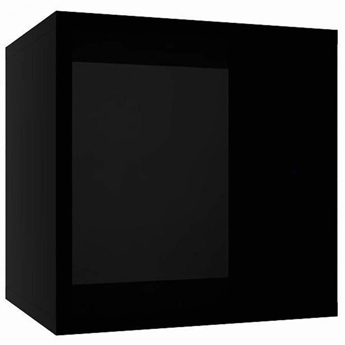 Viseca polica Izumi-10-BL, mat crna