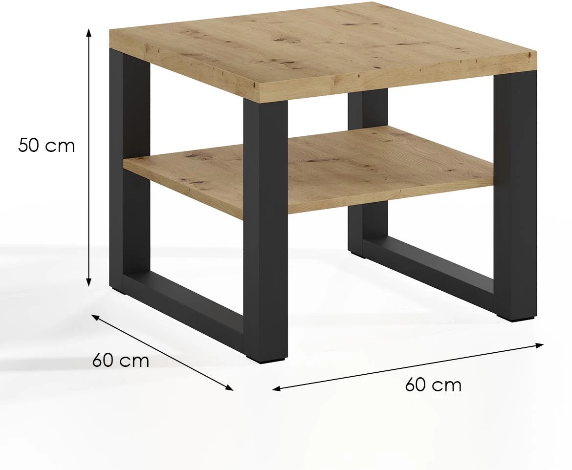 Mona 600 stocic za kafu + zanatska polica/crna