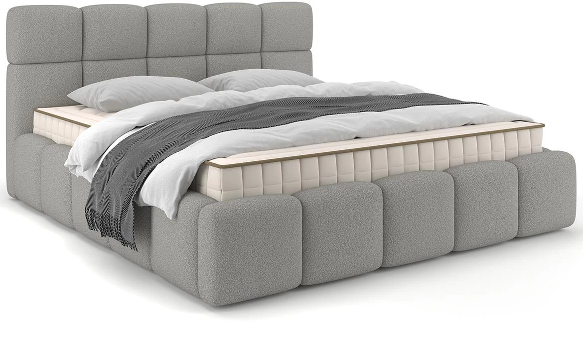 Fluffy krevet 120/200 Quelle 83 sivi