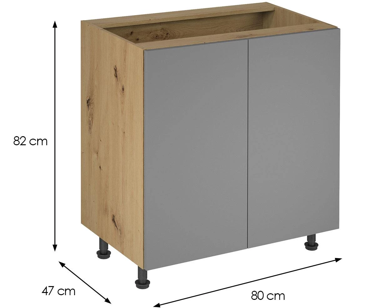 Langen D80 bež kuhinjski ormaric